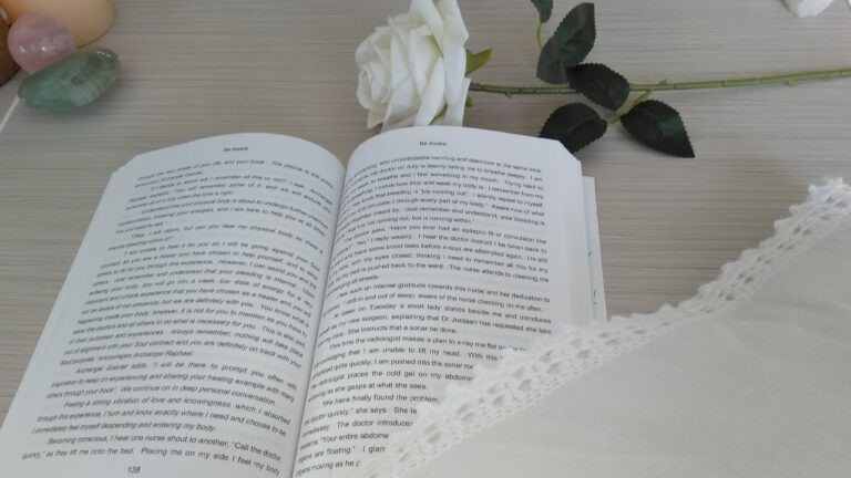 beaware book with flower