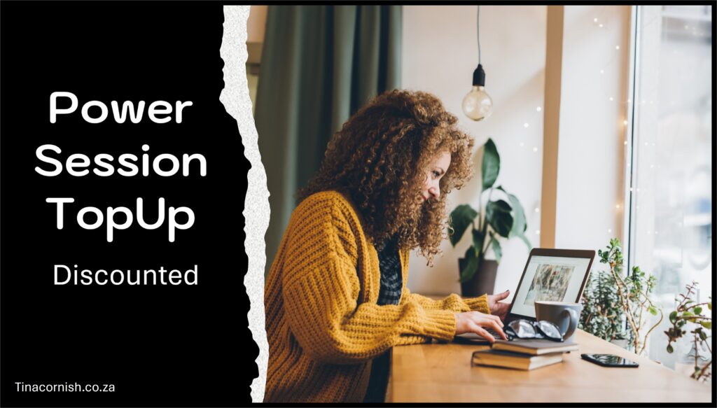 happy lady at laptop signing up for healing membership power session given at a discounted rate